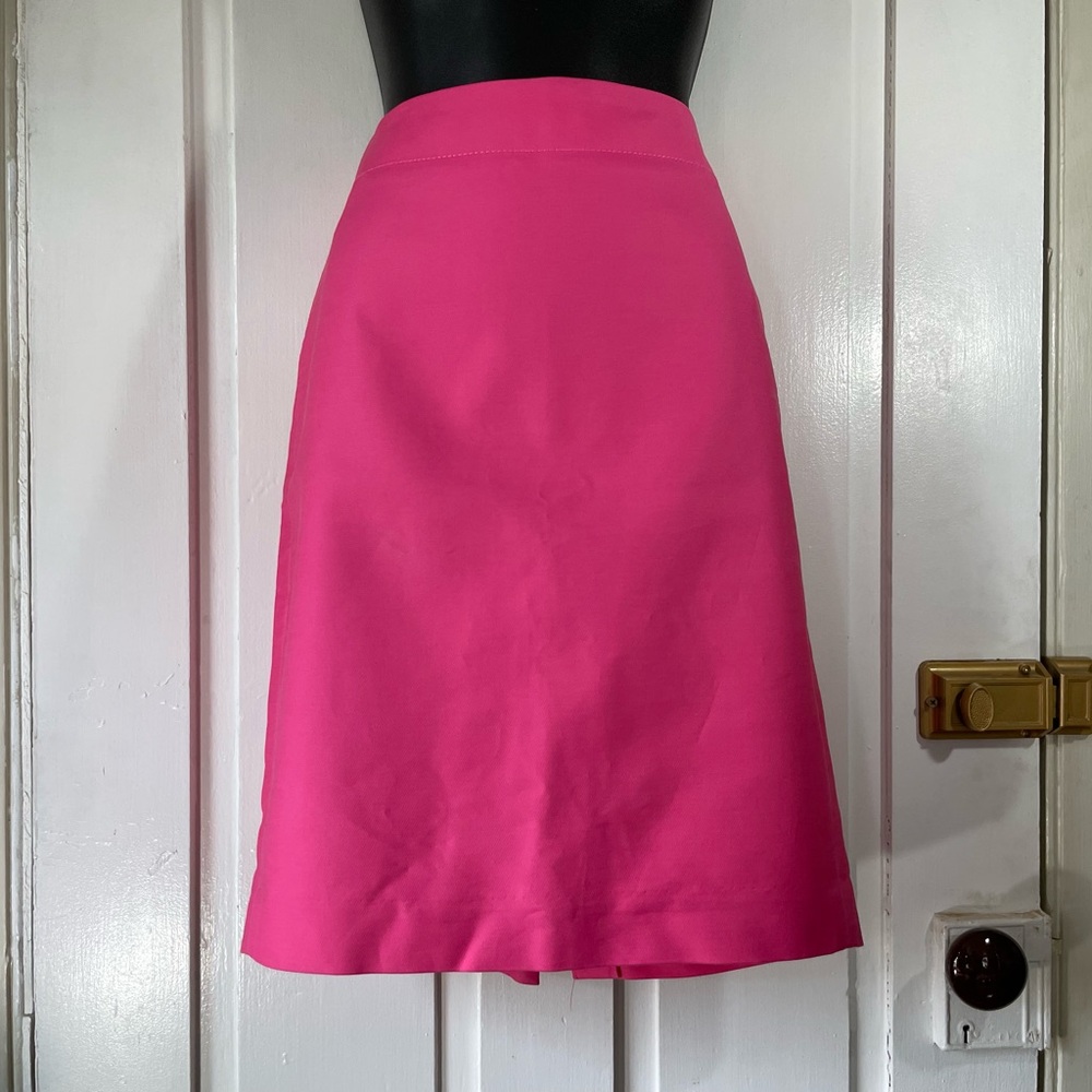 J CREW Pink Skirt with rear Pockets